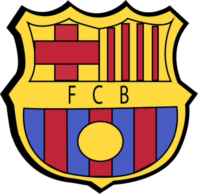 The logo of FC Barcelona