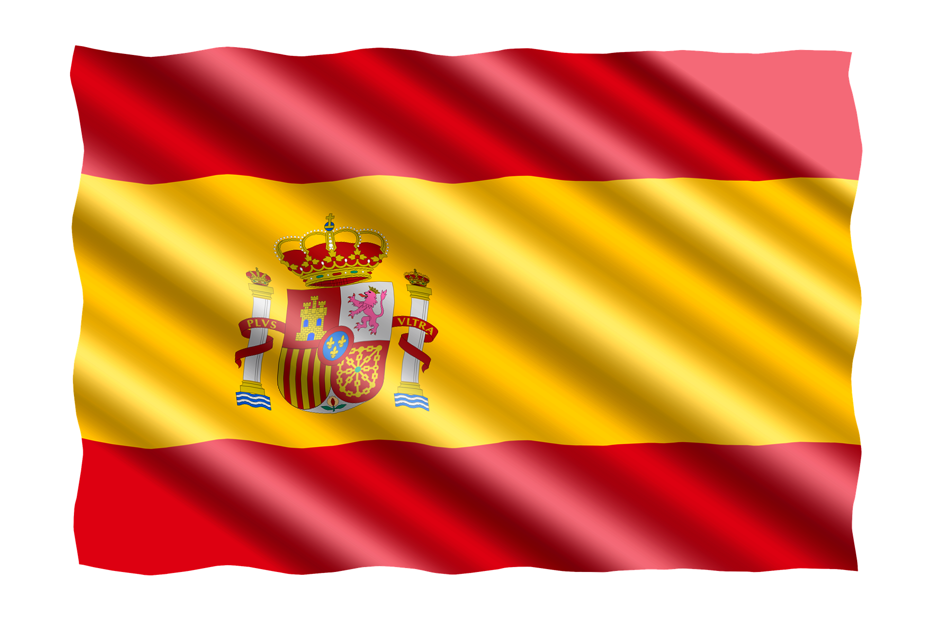 The flag of Spain