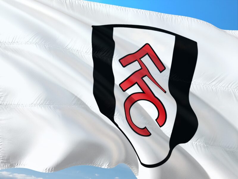 The flag of Fulham FC