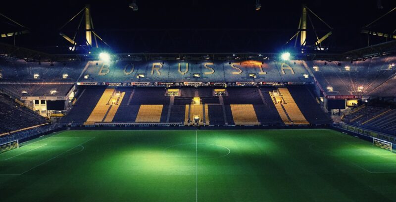 The stadium of Borussia Dortmund