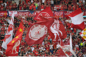 Liverpool's fans sector pictured