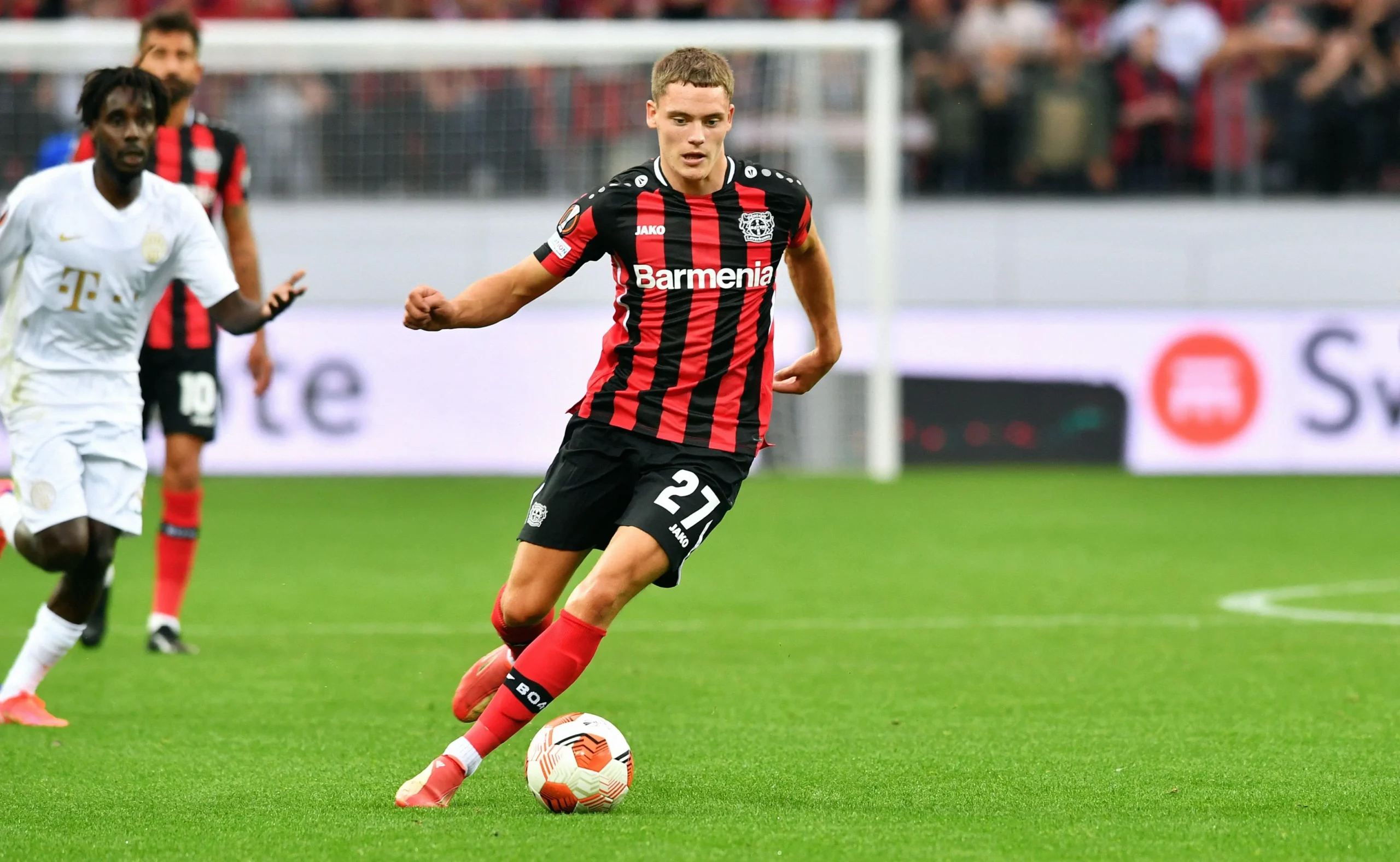UEFA Europa League, BayArena Leverkusen, Bayer Leverkusen vs Ferencvaros Budapest; Florian Wirtz