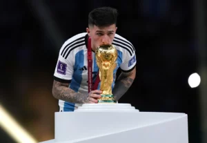 File photo dated 18-12-2022 of Argentina's Enzo Fernandez
