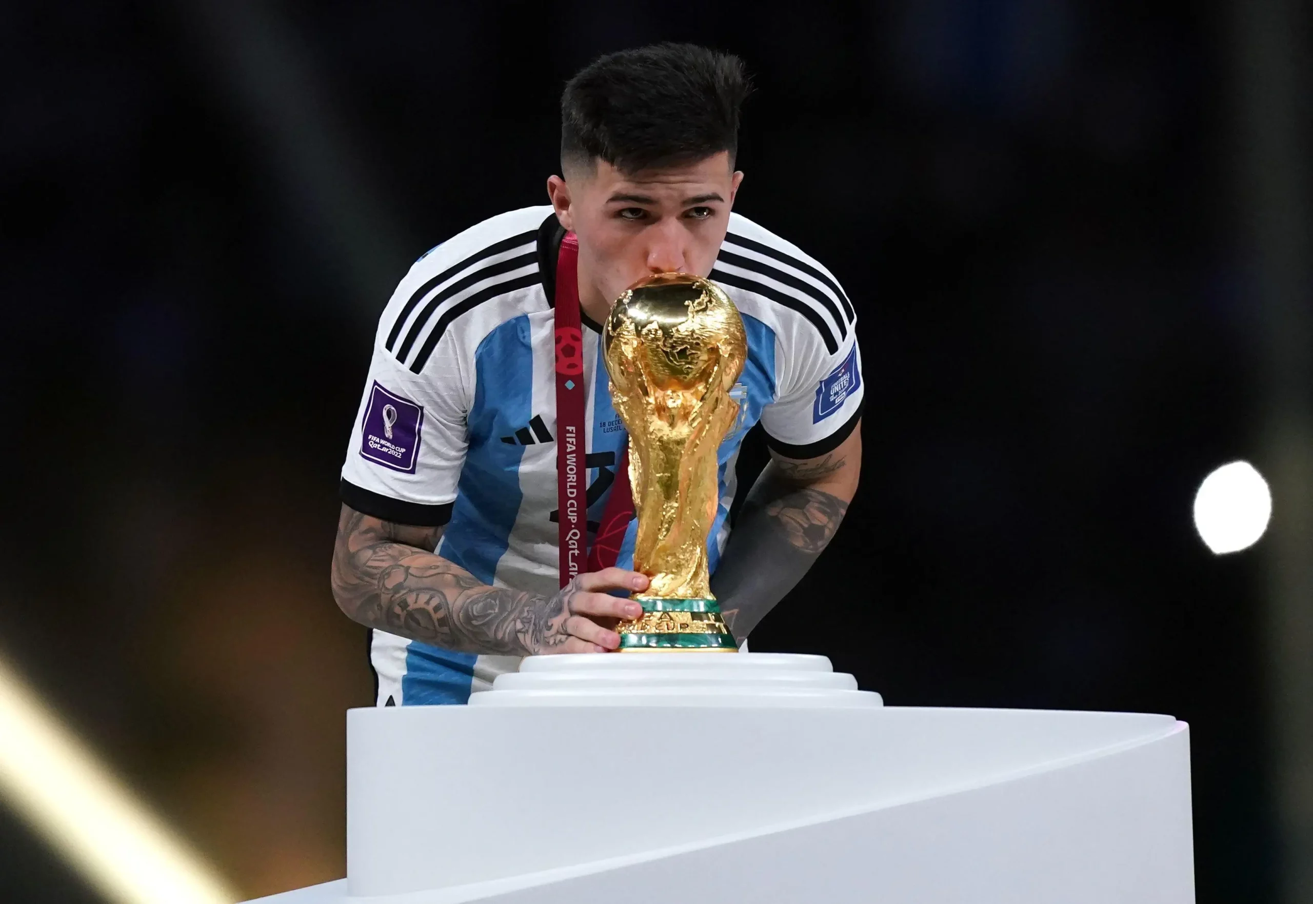 File photo dated 18-12-2022 of Argentina's Enzo Fernandez
